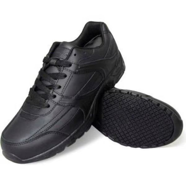 Genuine Grip® Men's Athletic Sneakers, Water and Oil Resistant, Size 8.5M, Black, Lfc, Llc, Mfr#: 1010-8.5M